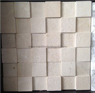 Pavage de galets gris